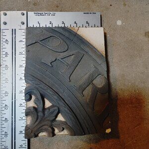 Sid Dickens Cast Iron Paris 1999 Memory Block T41 Tile Wall Art